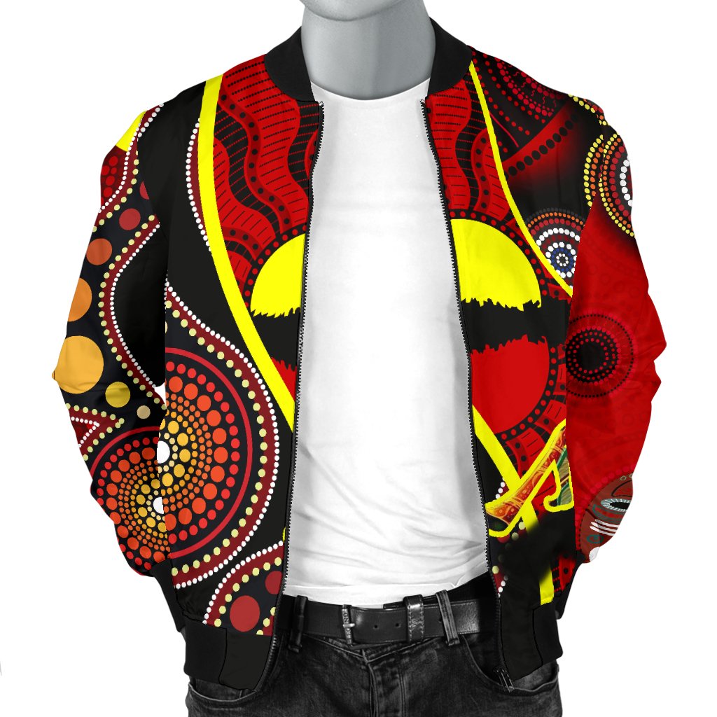 bomber-jacket-australia-aboriginal-dots-with-didgeridoo-1