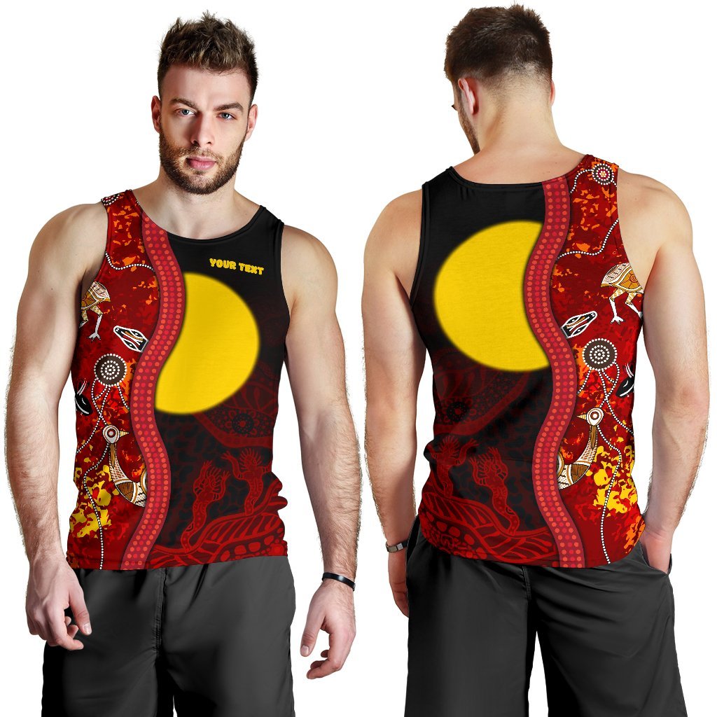 custom-aboriginal-mens-tank-top-red-indigenous-flag