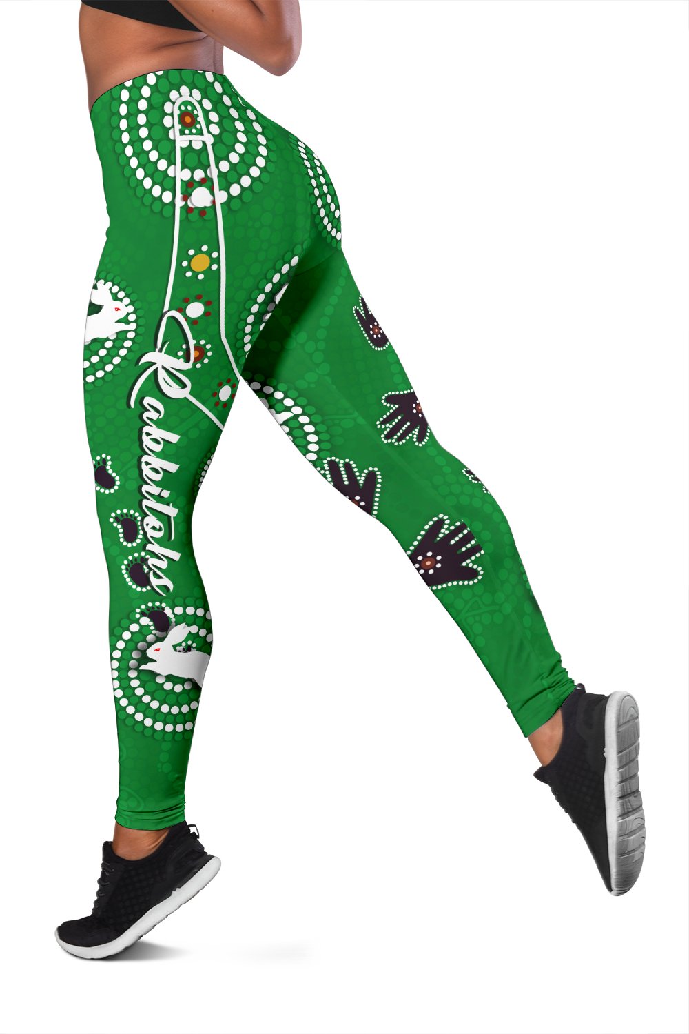 rabbitohs-forever-women-leggings-indigenous-green