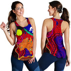 Aboriginal Racerback Tank - Australia Naidoc Week Map Pattern - Vibe Hoodie