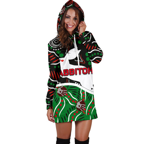 rabbitohs-women-hoodie-dress-aboriginal