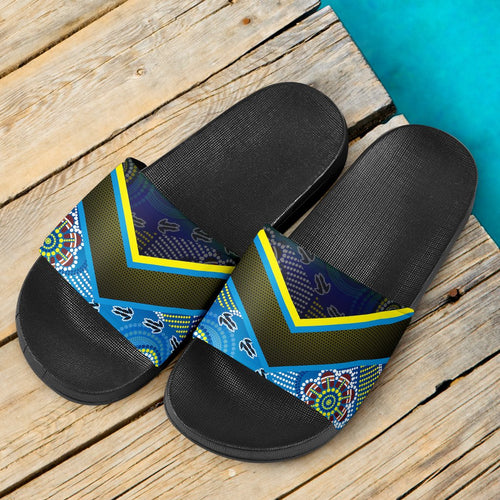 aboriginal-slide-sandals-dot-painting-indigenous-circle-patterns