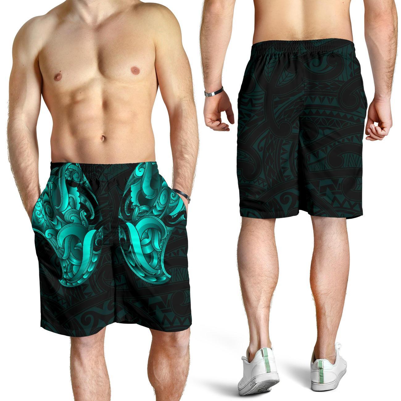 maori-ta-moko-men-shorts-new-zealand-turquoise