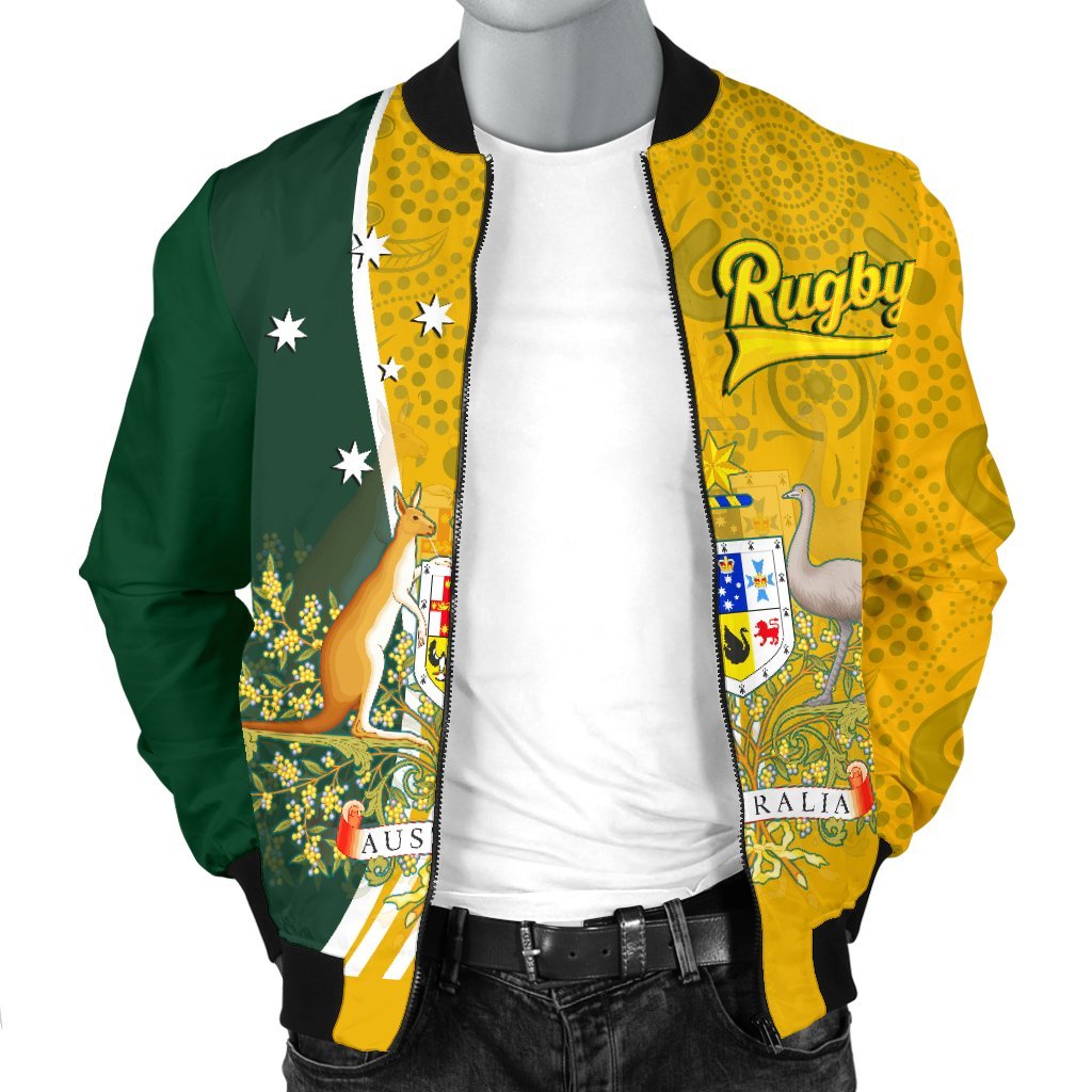 personalised-mens-bomber-jacket-australia-coat-of-arm-in-rugby-style