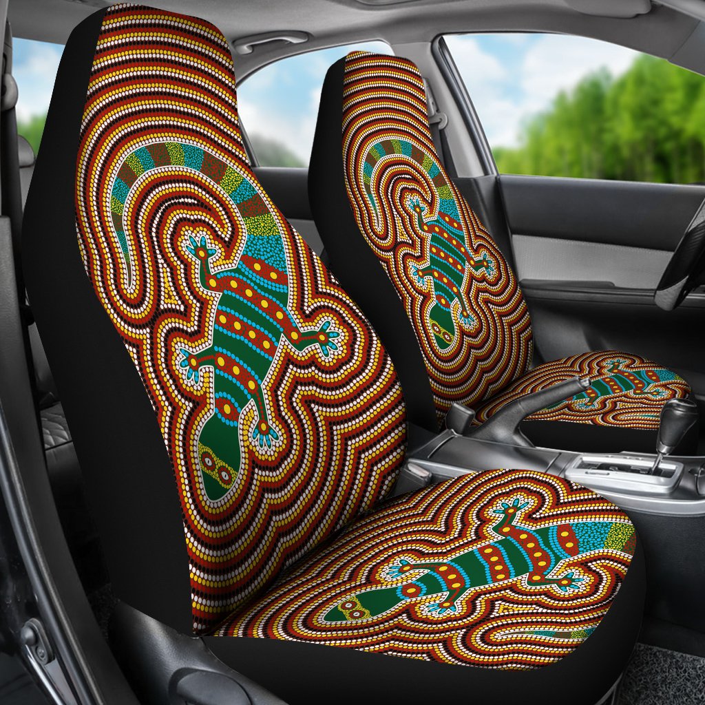 aboriginal-car-seat-covers-lizard-dot-painting-patterns