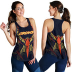 Adelaide Women Racerback Tank Simple Indigenous Crows - Vibe Hoodie