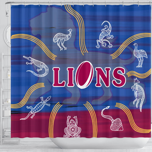 brisbane-shower-curtain-proud-lions-simple