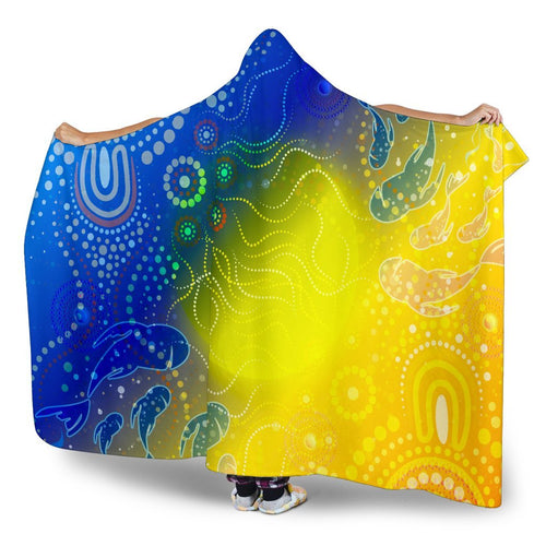 aboriginal-hooded-blanket-indigenous-fishing