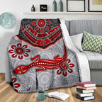 aboriginal-premium-blanket-indigenous-boomerang-and-lizard-art