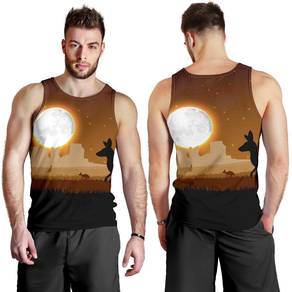 men-tank-top-kangaroo-mens-tank-full-moon