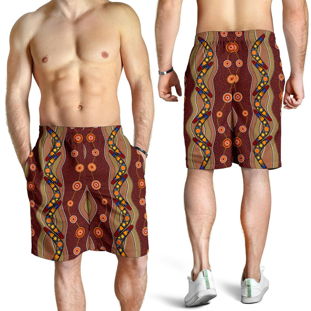aboriginal-shorts-boomerang-patterns-circle-indigenous-dot-painting-men