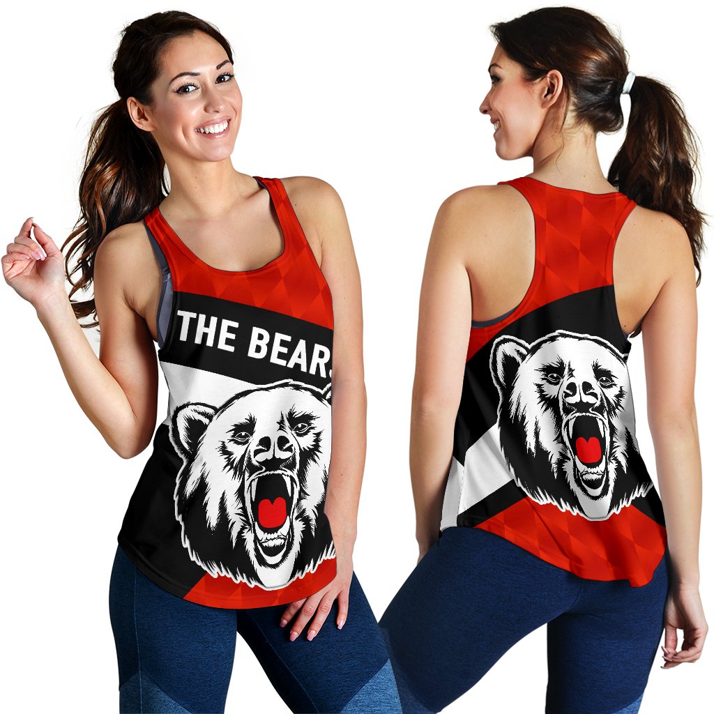 North Sydney Women Racerback Tank The Bears Sporty Style - Vibe Hoodie