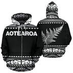 new-zealand-maori-zip-up-hoodie-aotearoa-silver-fern-zipper-hoodie-white