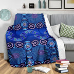 aboriginal-premium-blanket-boomerangs-and-dot-painting-art-ver02