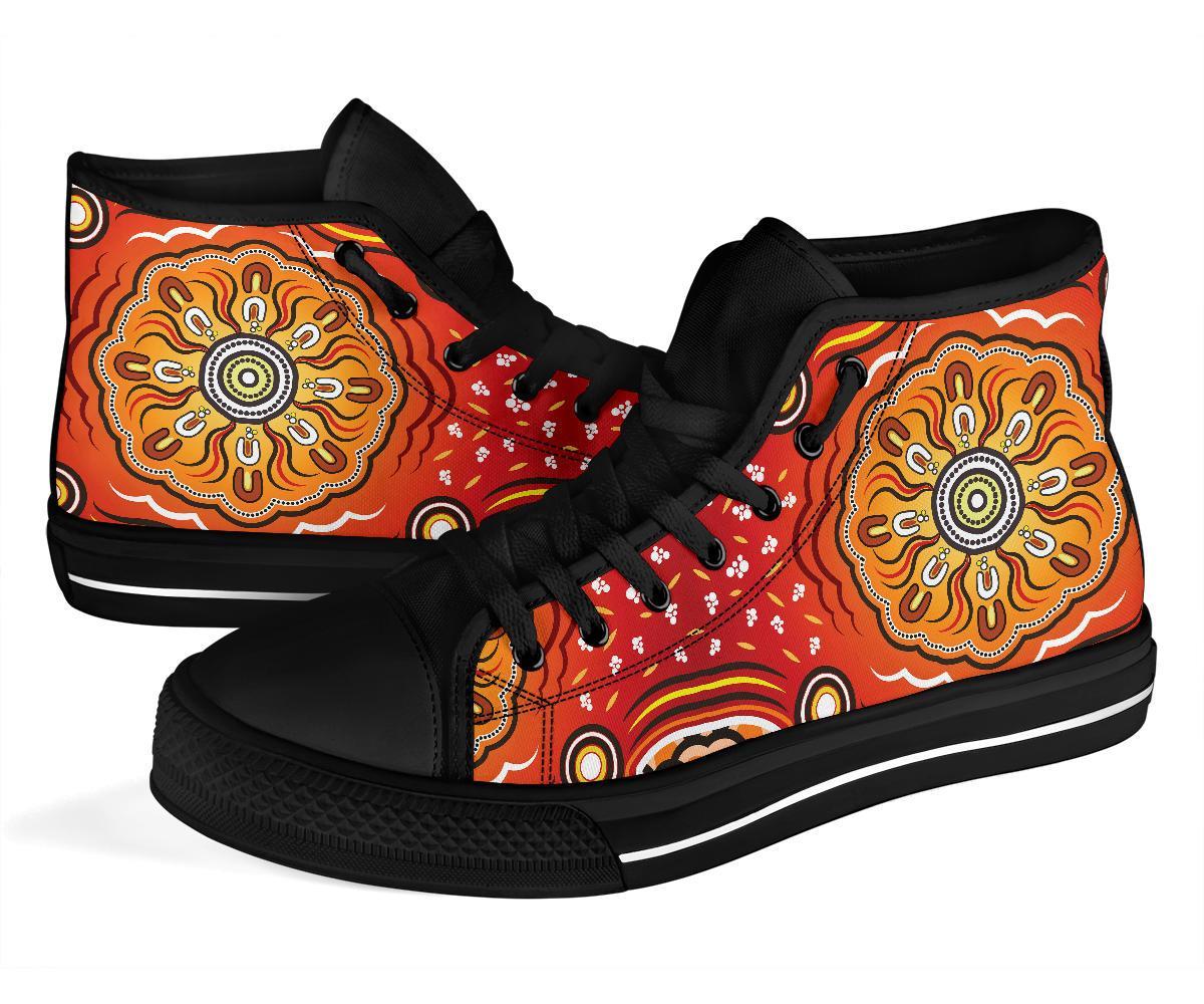 aboriginal-high-top-shoes-indigenous-art-patterns-ver01