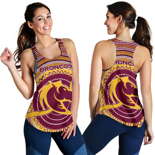 Brisbane Racerback Tank Broncos Aboriginal - Vibe Hoodie