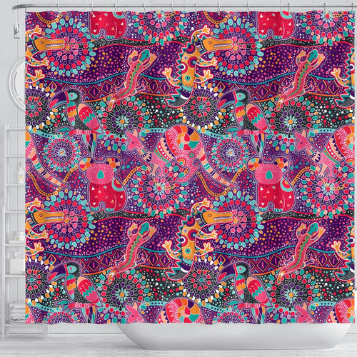 shower-curtain-aboriginal-patterns-curtain-australian-animals