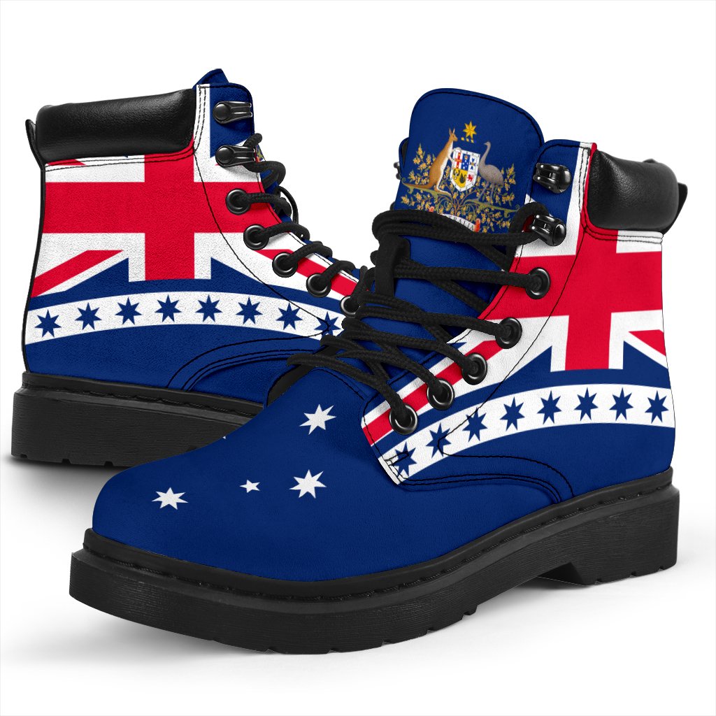 boots-aus-flag-boots-southern-cross-australian-coat-of-arms-unisex