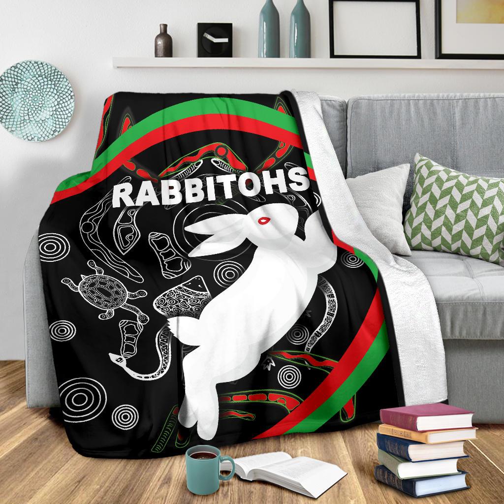 rabbitohs-premium-blanket-indigenous-mystery-vibes
