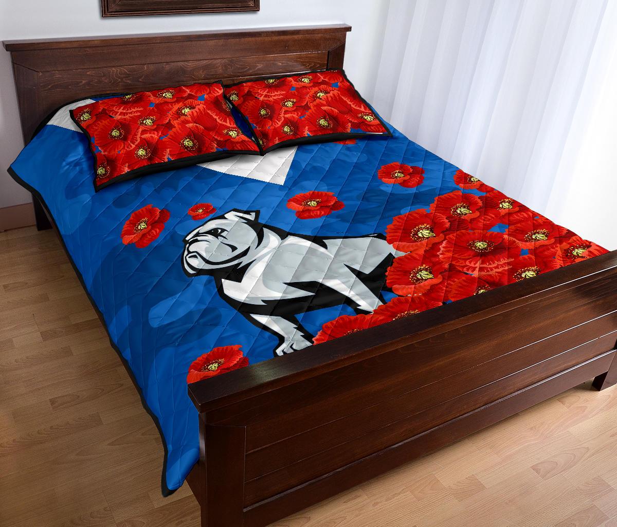 bulldogs-quilt-bed-set-poppy-flowers