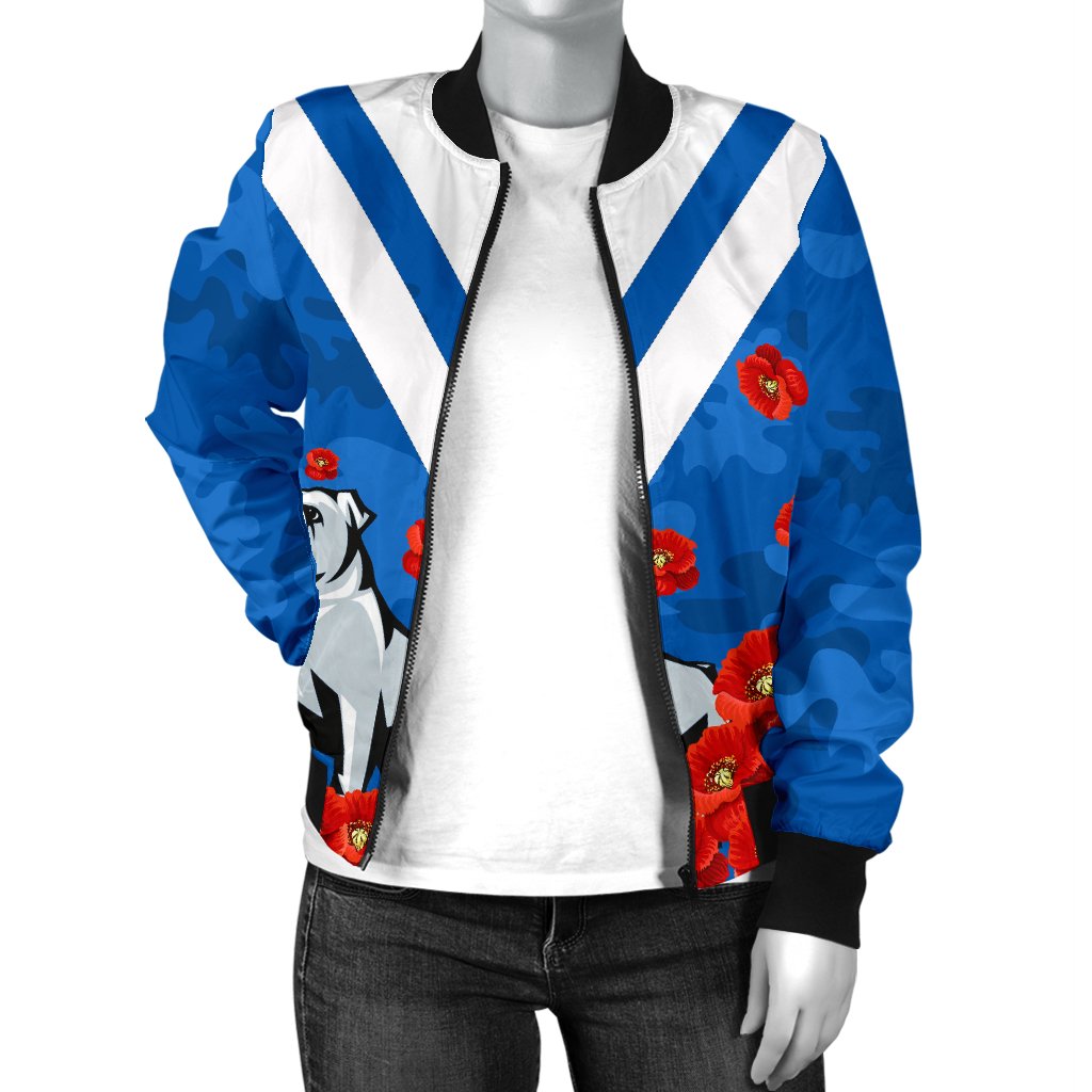 bulldogs-women-bomber-jacket-poppy-flowers