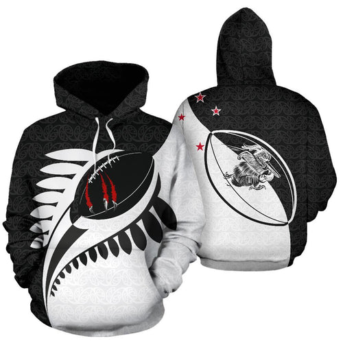 claws-on-rugby-ball-hoodie-black