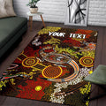 custom-aboriginal-area-rug-kangaroo-and-lizard-dot-painting-art
