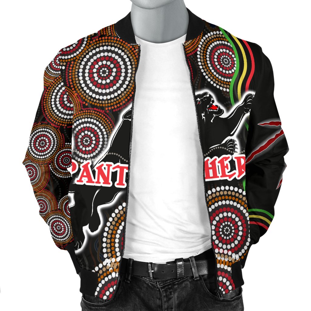panthers-black-men-bomber-jacket-indigenous-penrith-version