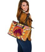 brisbane-large-leather-tote-broncos-indigenous-warm-vibes