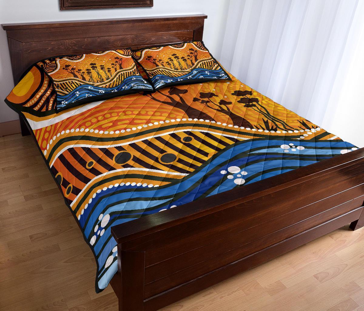 aboriginal-quilt-bed-set-boab-tree-dot-painting-art-vero2
