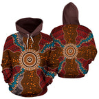 hoodie-aboriginal-dot-painting-hoodie-ver06-unisex