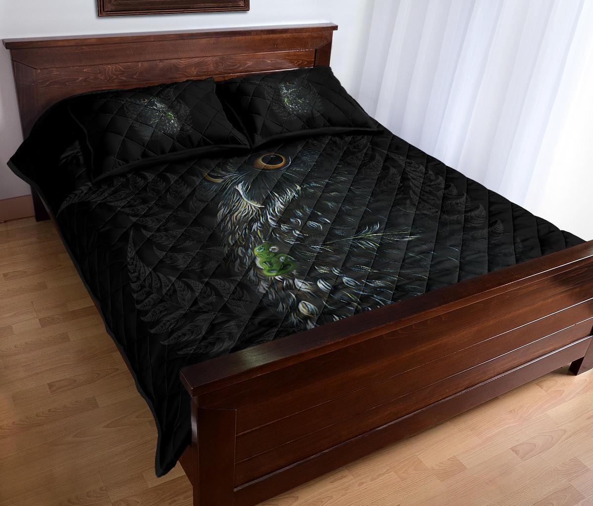 maori-morepork-quilt-bed-set