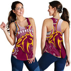 Broncos Indigenous Women Racerback Tank Brisbane Strong - Vibe Hoodie