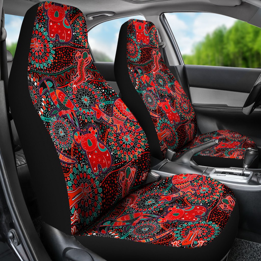 car-seat-covers-aboriginal-animal-dot-acrylic-paint