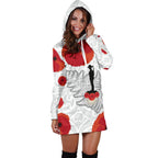 anzac-maori-women-hoodie-dress-silver-fern-lest-for-get
