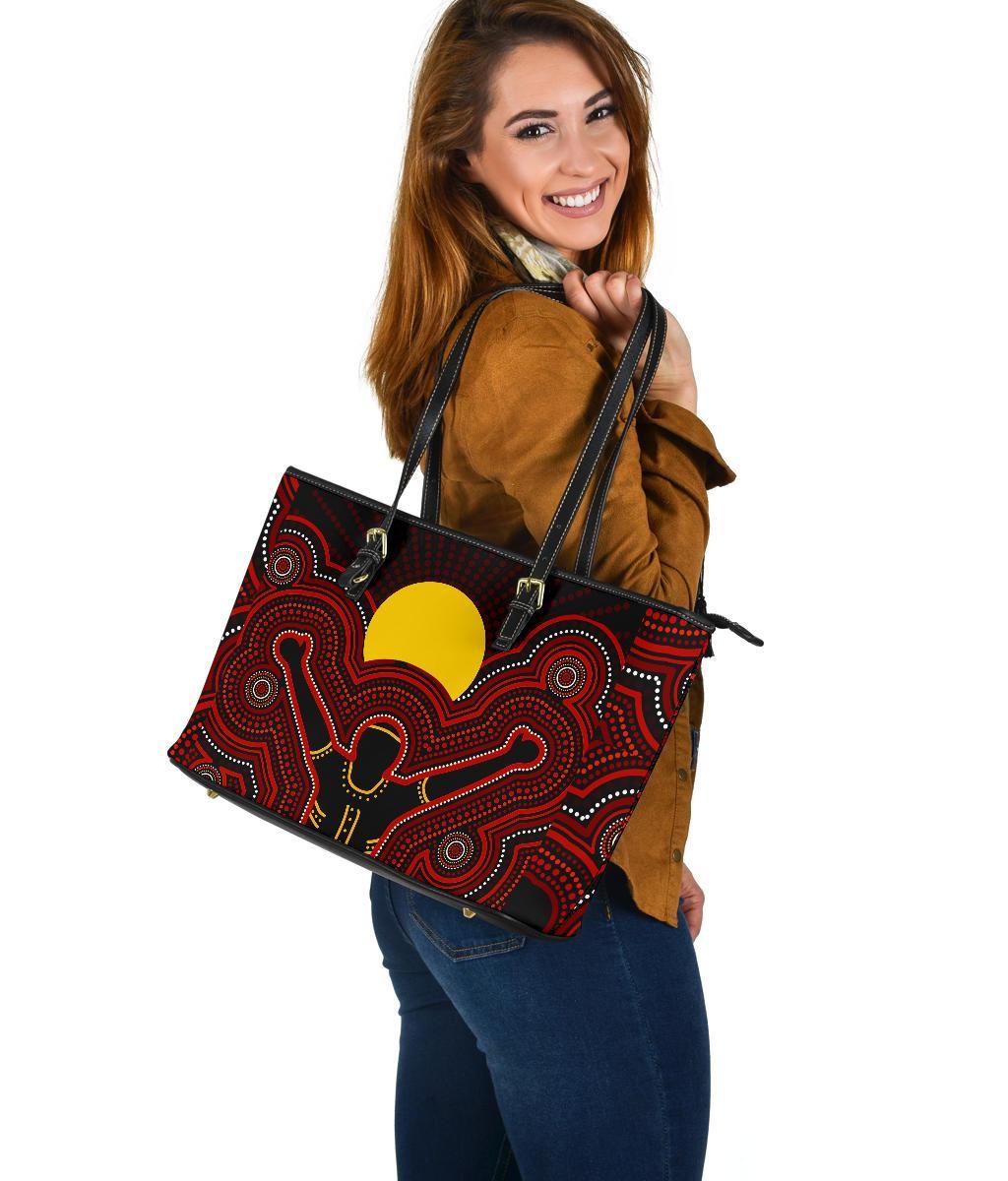 aboriginal-large-leather-tote-bag-the-sun-always-shines
