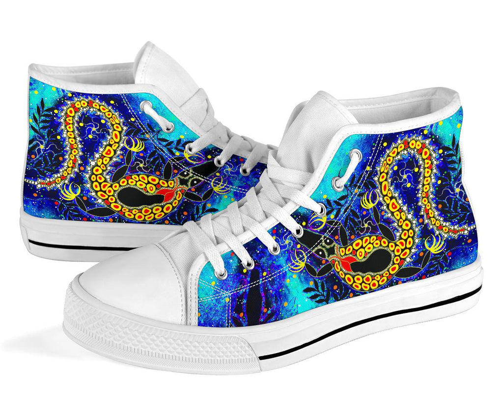 aboriginal-high-top-shoes-indigenous-crocodile
