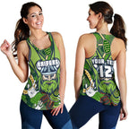 (Custom Personalised) Raiders Women's Racerback Tank Canberra Indigenous - Vibe Hoodie
