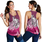 Maori Manaia The Blue Sea Women'S Racerback Tank, Pink - Vibe Hoodie