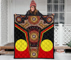 premium-quilt-aboriginal-with-dot-painting-art