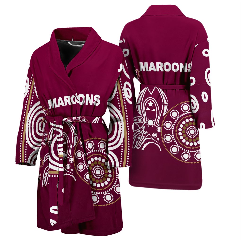 queensland-mens-bath-robe-maroons-simple-indigenous
