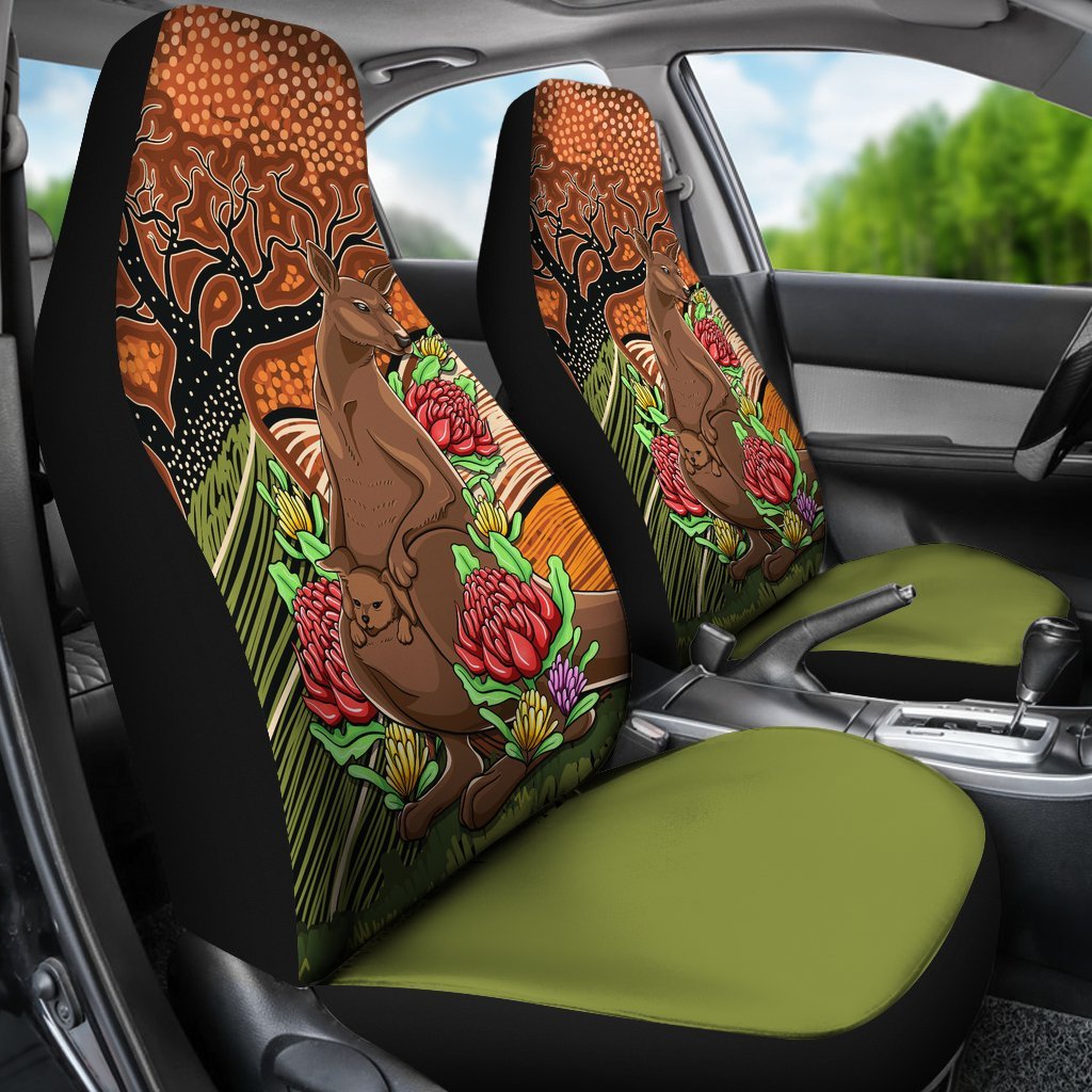 aboriginal-car-seat-covers-kangaroo-with-indigenous-tree
