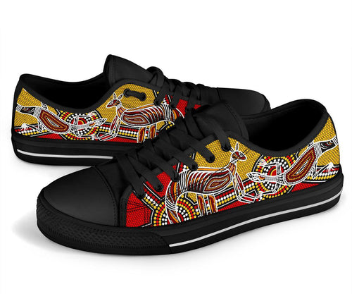 aboriginal-low-top-shoes-kangaroo-dot-painting-patterns