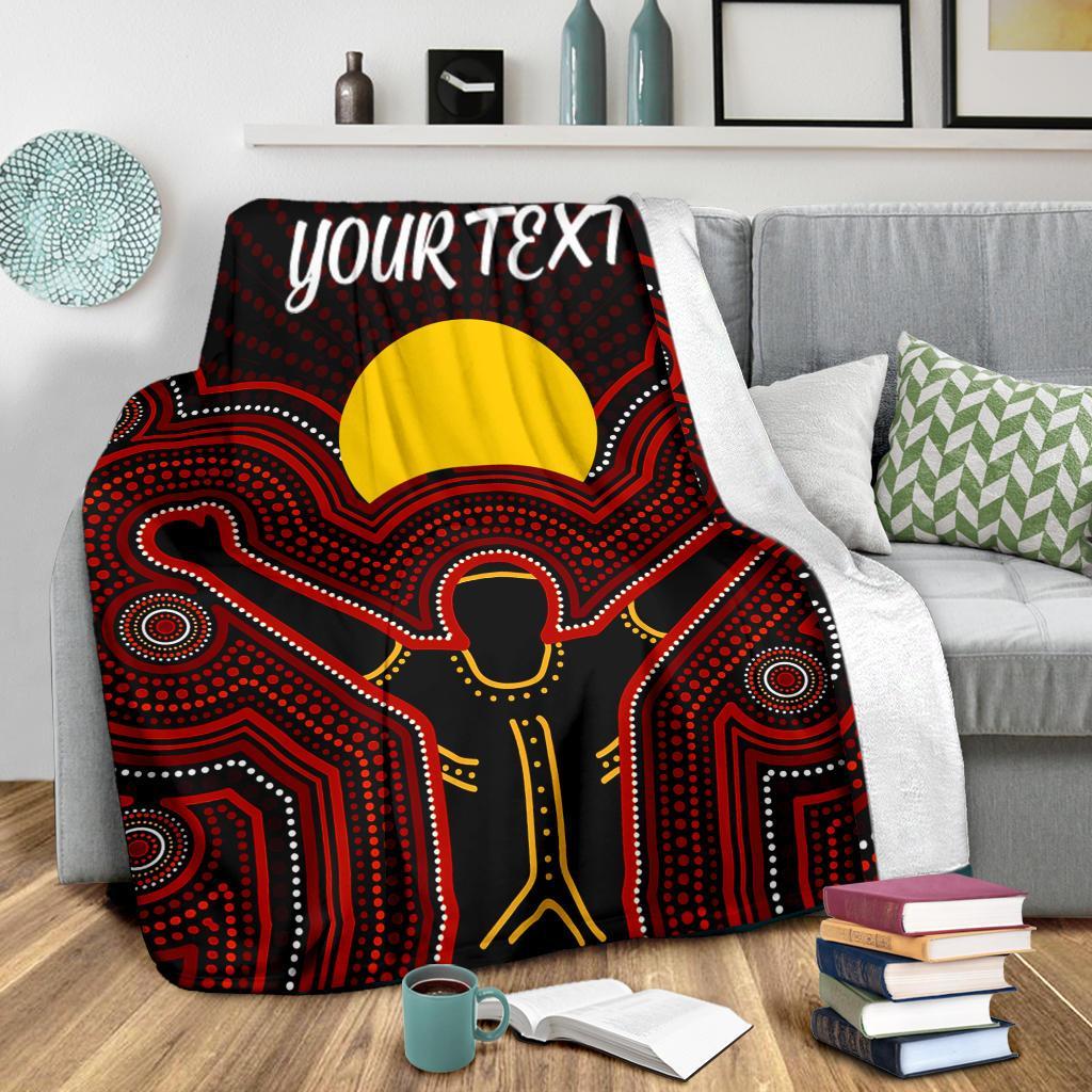 aboriginal-personalised-premium-blanket-the-sun-always-shines