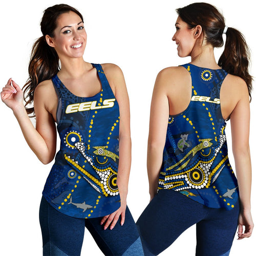 Eels Indigenous Women Racerback Tank Parramatta - Vibe Hoodie