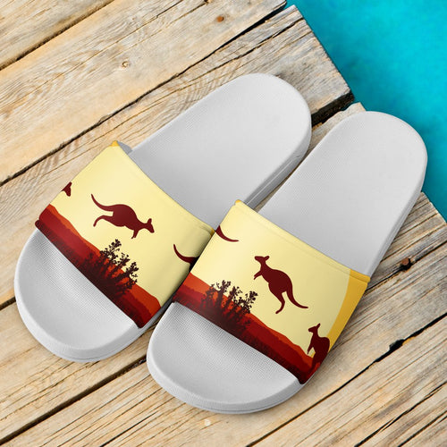 slide-sandals-kangaroo-sun-dot-painting-ver-01