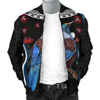 new-zealand-tui-bird-men-bomber-jacket-pohutukawa-black