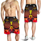 aboriginal-mens-shorts-indigenous-circle-dot-painting-hand-art