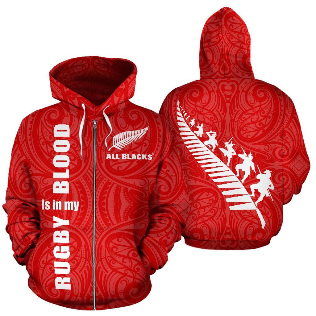 rugby-is-in-my-blood-zip-hoodie-red