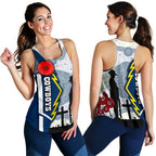 Cowboys Women's Racerback Tank North Aboriginal Anzac Day - Vibe Hoodie